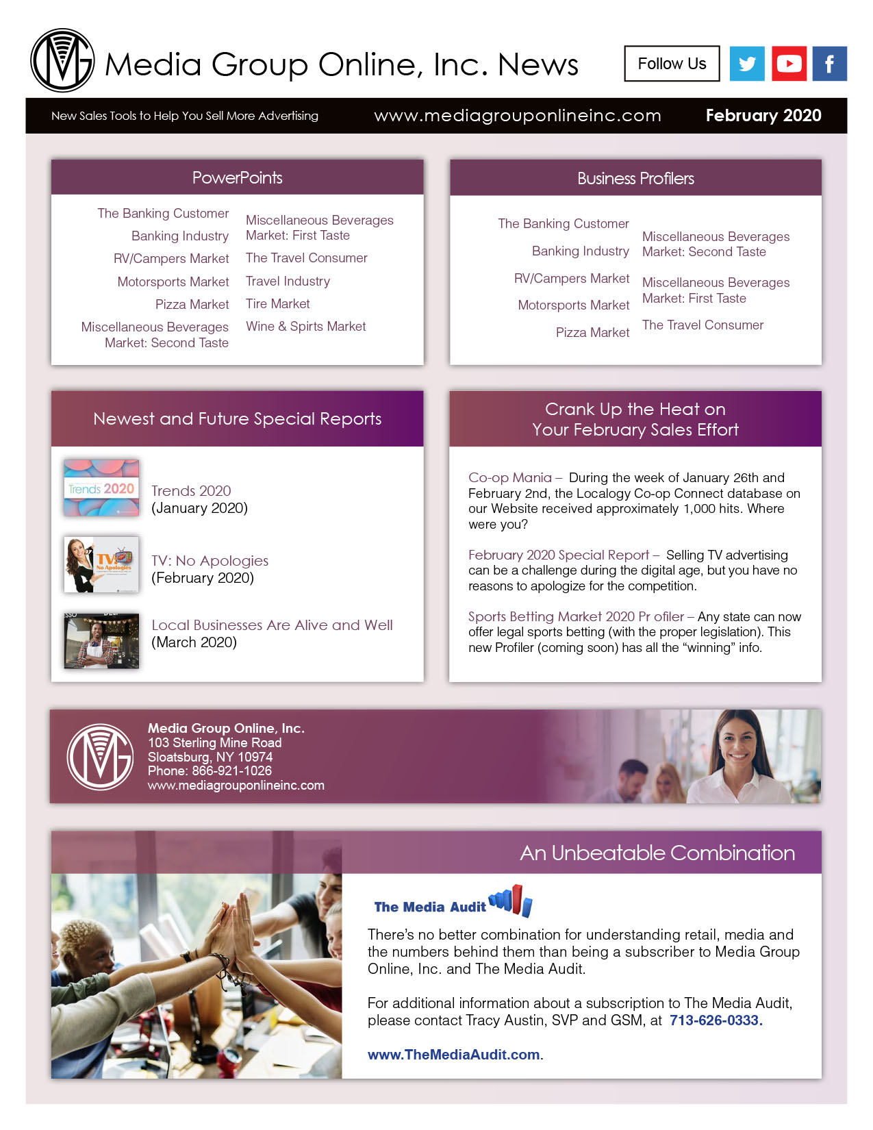 February 2020 Newsletter 8.5x11 PDF