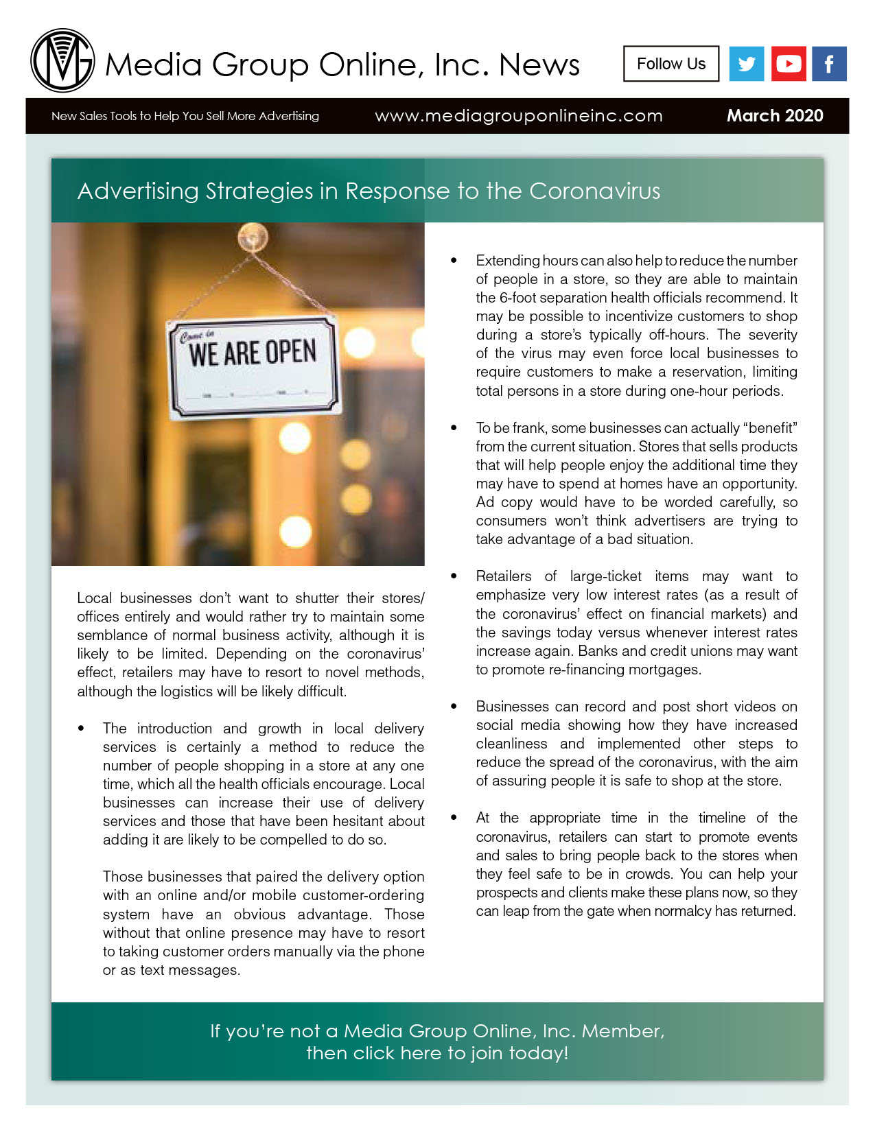 March 2020 Newsletter 8.5x11 PDF